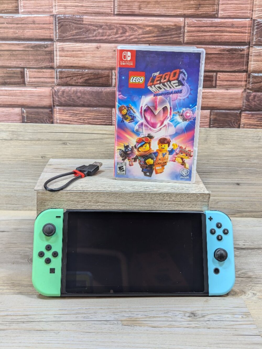 Nintendo Switch Animal Crossing Edition v2 Console HAC-001(-01) W/ Lego Movie 2